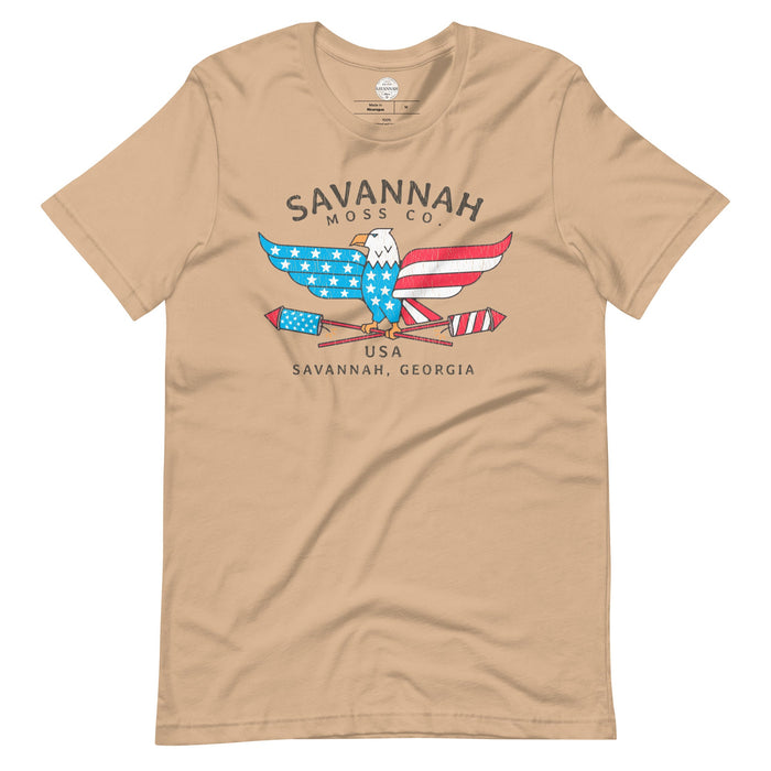 Freedom Eagle Short Sleeve t-shirt - Savannah Moss Co.