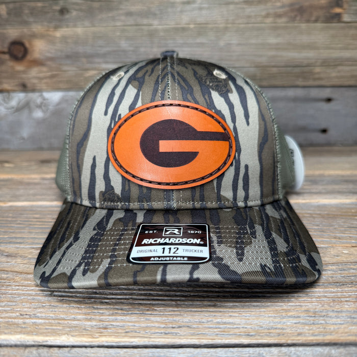 Georgia Bulldogs G Snapback Leather Patch Hat