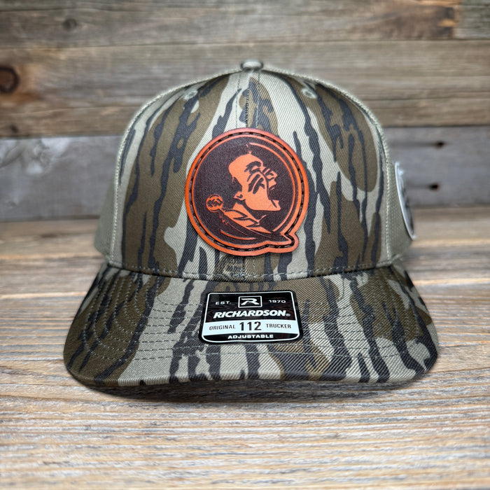 FSU Leather Patch Hat