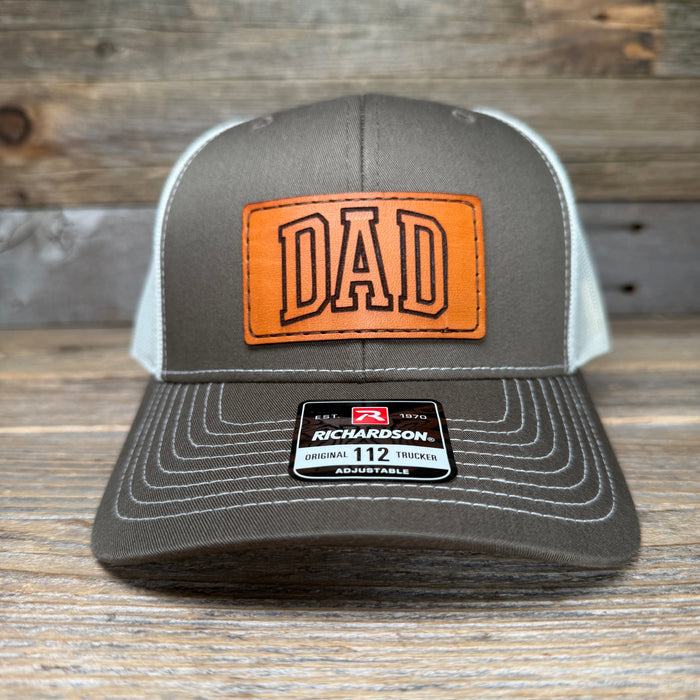 DAD RICHARDSON LEATHER PATCH TRUCKER HAT