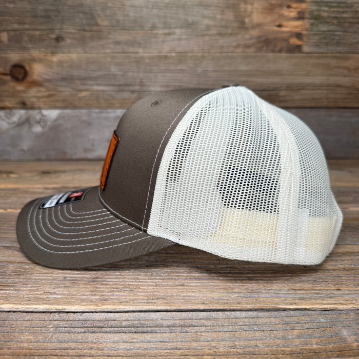 DAD RICHARDSON LEATHER PATCH TRUCKER HAT