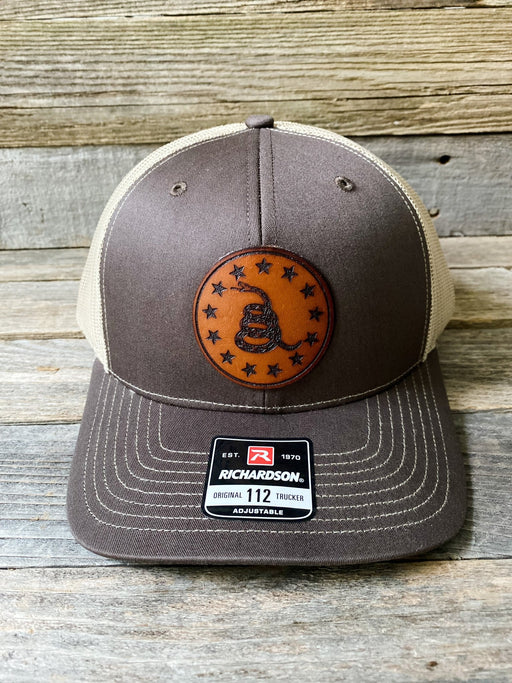 Strut Life Turkey Leather Patch Trucker Hat — Savannah Moss Co.