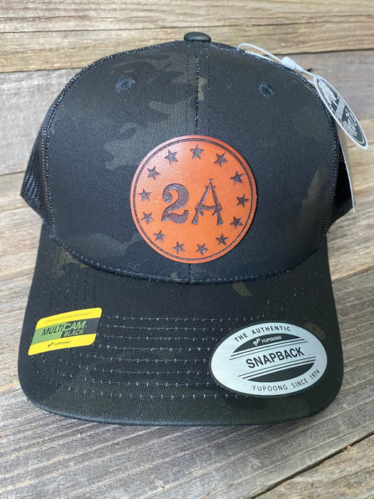 2nd Amendment Leather Patch Hat - Savannah Moss Co.