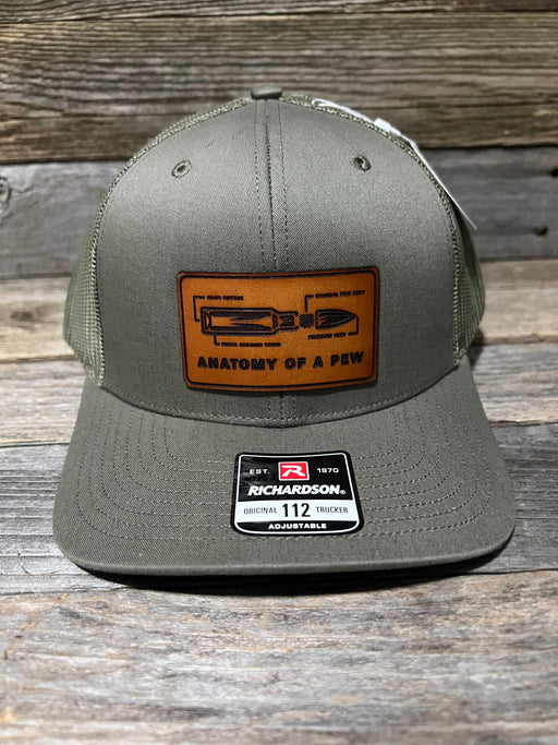 Anatomy of a Pew Leather Patch Hat - Savannah Moss Co.