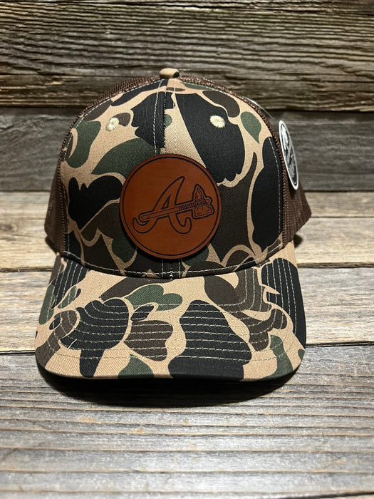 Atlanta Baseball Leather Patch Hat - Savannah Moss Co.