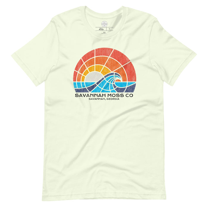 Beach Stained Glass Short Sleeve t-shirt - Savannah Moss Co.