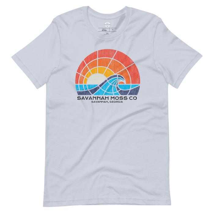 Beach Stained Glass Short Sleeve t-shirt - Savannah Moss Co.