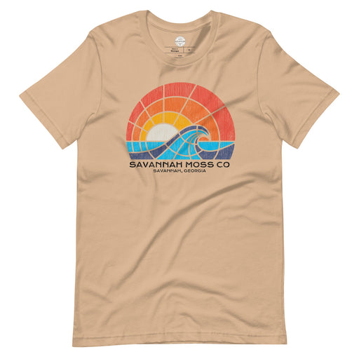 Beach Stained Glass Short Sleeve t-shirt - Savannah Moss Co.
