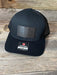 Black US Flag Leather Patch Hat - Savannah Moss Co.