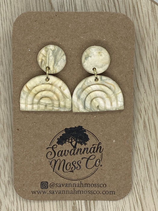 Blended Clay Rainbow Earrings - Savannah Moss Co. Boutique