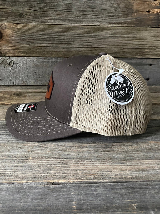 Blue Gill Leather Patch Hat - Savannah Moss Co.