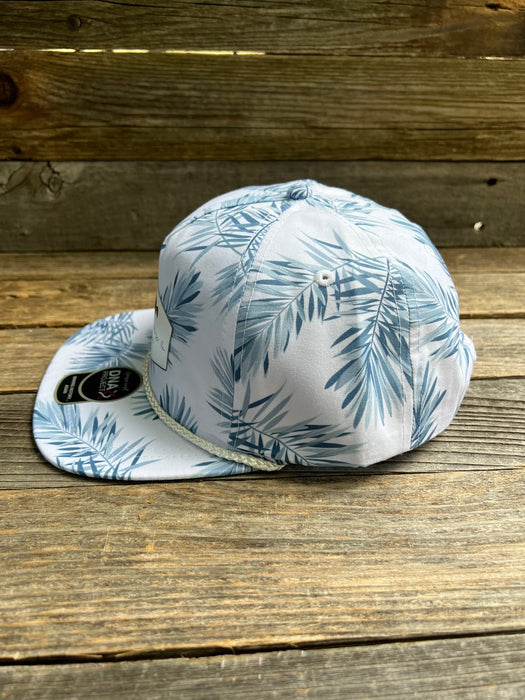 Blue Fish Rope Hat Blue Hawaiian Savannah Moss Co. Fish Rope Hat