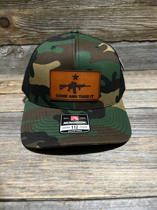 Come and Take it Leather Patch Hat - Savannah Moss Co.