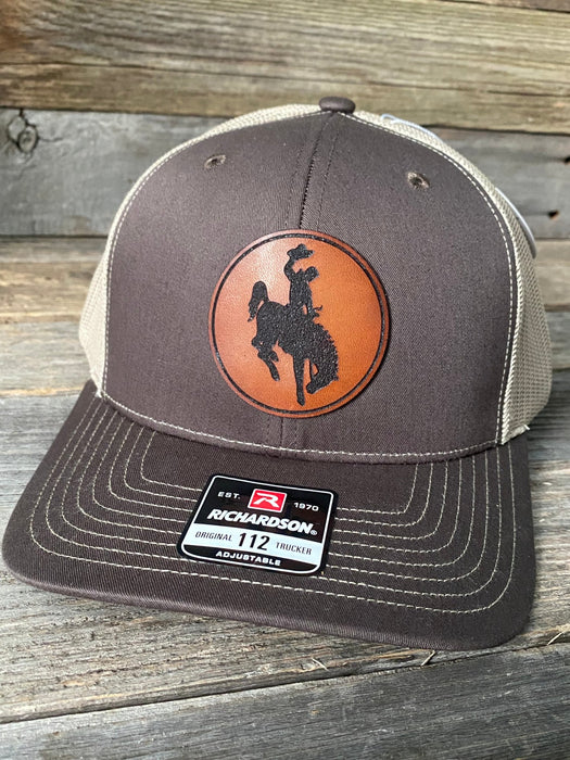 Cowboy Leather Patch Hat - Savannah Moss Co.