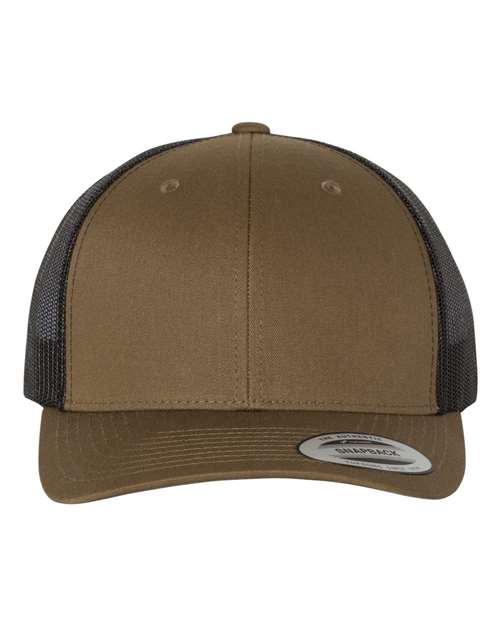 Create your own Yupoong Leather Patch Trucker Hat - Savannah Moss Co.