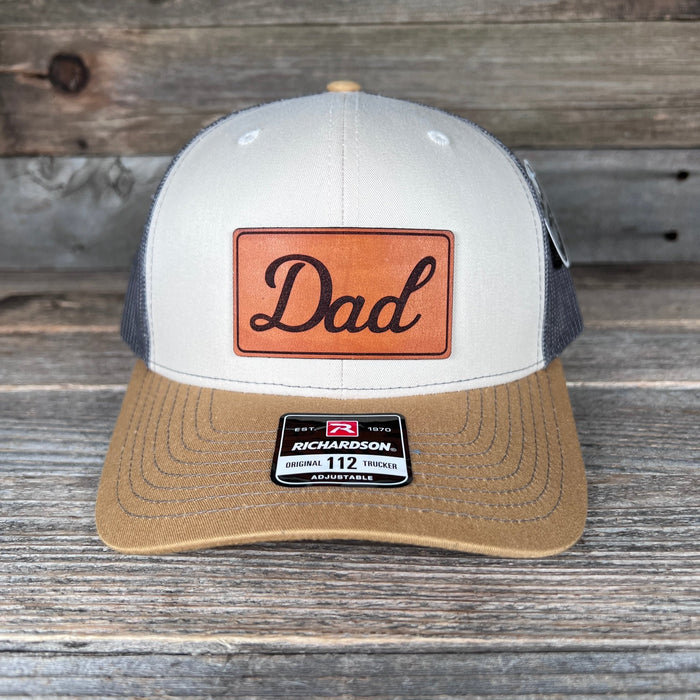Dad Leather Latch Trucker Hat - Savannah Moss Co.
