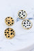 Dalmation Beige Animal Print Post Earrings - Savannah Moss Co. Clothing & Goods Boutique