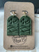 Dark Green Moonlight Clay Earrings - Savannah Moss Co. Boutique
