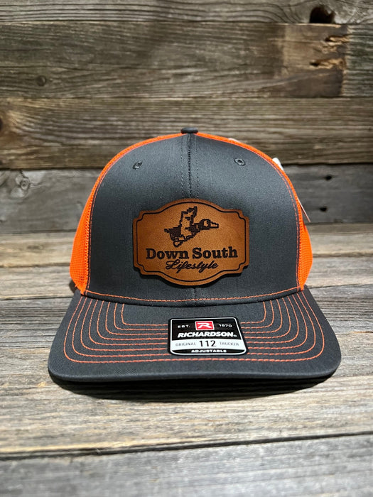 Down South Lifestyle 8bit Duck Leather Patch Hat - Savannah Moss Co.