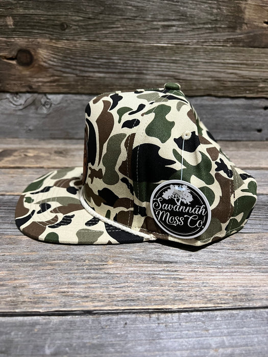 Down South Lifestyle GSP Leather Patch Hat - Savannah Moss Co.