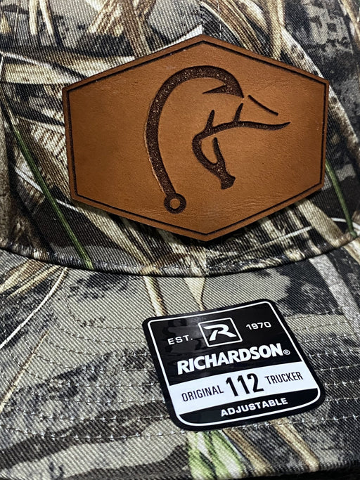 Duck Hook Leather Patch Hat - Savannah Moss Co.
