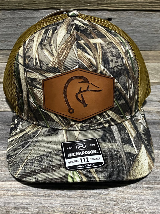 Duck Hook Leather Patch Hat - Savannah Moss Co.