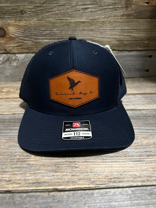 Fancy SMCo Duck Leather Patch Hat - Savannah Moss Co.
