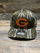 Georgia Bulldogs G Snapback Leather Patch Hat - Savannah Moss Co.