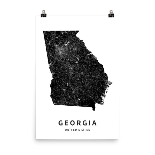Georgia Dark Poster - Savannah Moss Co. Boutique