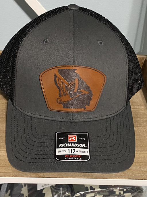 Georgia Mallard Hunting Leather Patch Hat - Savannah Moss Co.