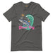 Ghost City Skeleton Riding a Whale Short Sleeve t-shirt - Savannah Moss Co.