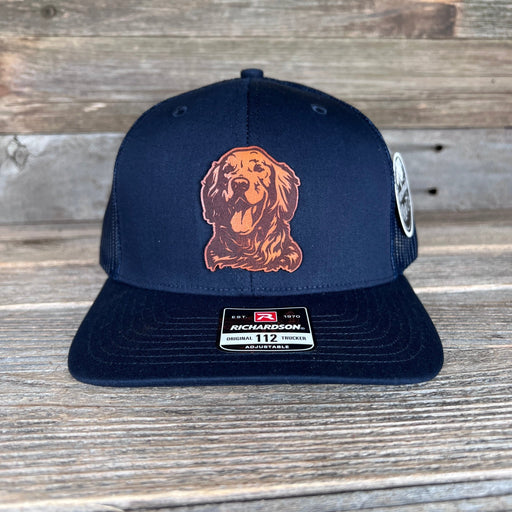 Golden retriever Leather Patch Hat - Savannah Moss Co.