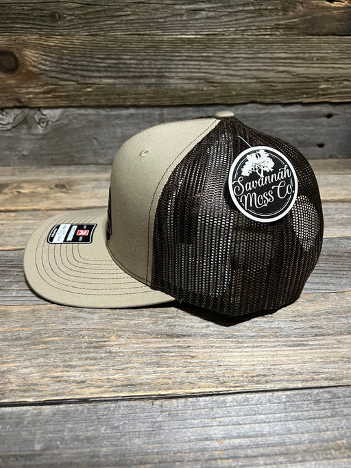 Golden Retriever USA Flag Leather Patch Hat - Savannah Moss Co.