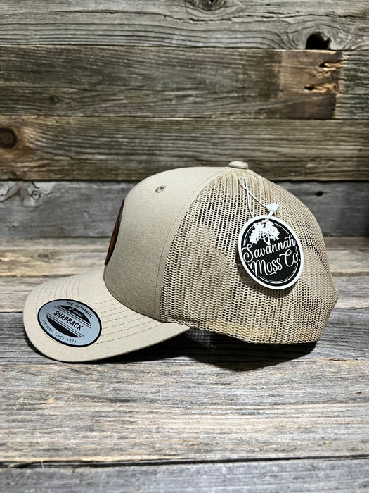 GSP Crossed Rifles Leather Patch Hat - Savannah Moss Co.