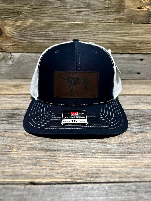 GSP Kangaroo Chocolate Leather Patch Hat - Savannah Moss Co.