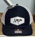 GSP White Leather Patch Hat - Savannah Moss Co.
