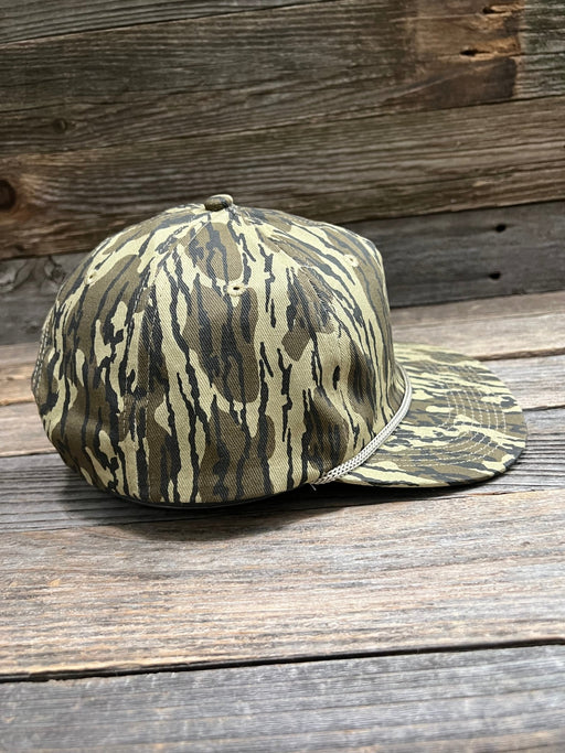 Hardwoods Camo Rope Snapack Leather Patch Hat - Savannah Moss Co.