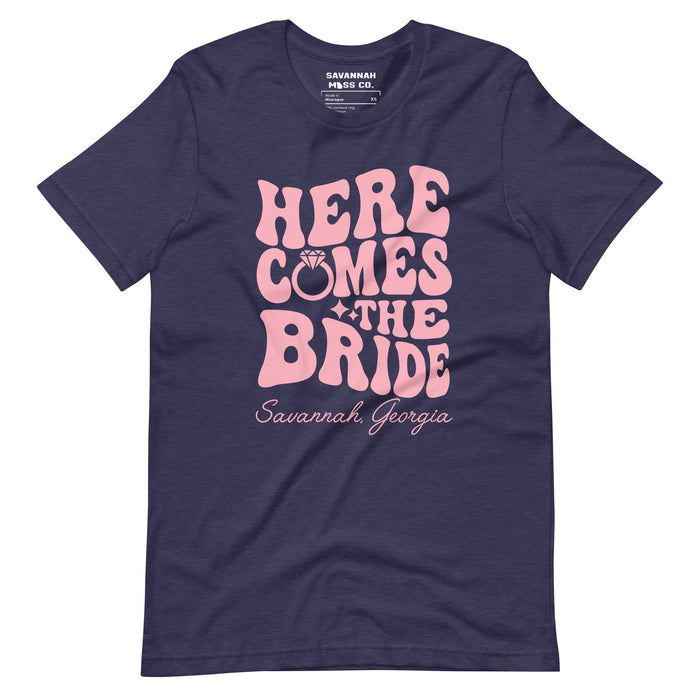 HERE COMES THE BRIDE SAV,GA Short Sleeve t-shirt - Savannah Moss Co.