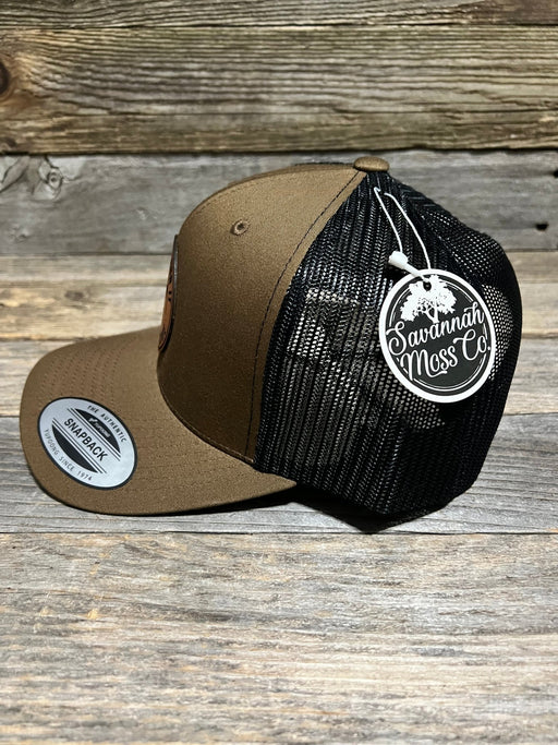If You Flood It They will come Duck Hunting Leather Patch Hat - Savannah Moss Co.