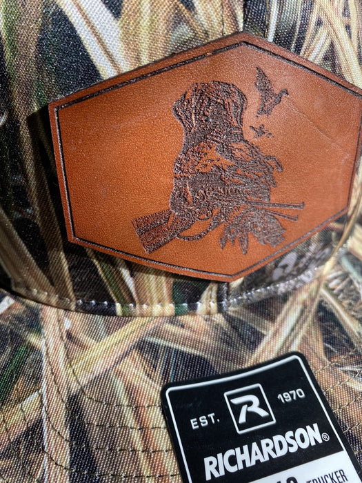 Lab Duck Hunting Leather Patch Hat - Savannah Moss Co.