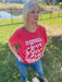 Ladies In Georgia We Love Jesus and Pray for Touchdowns Graphic Tee - Savannah Moss Company