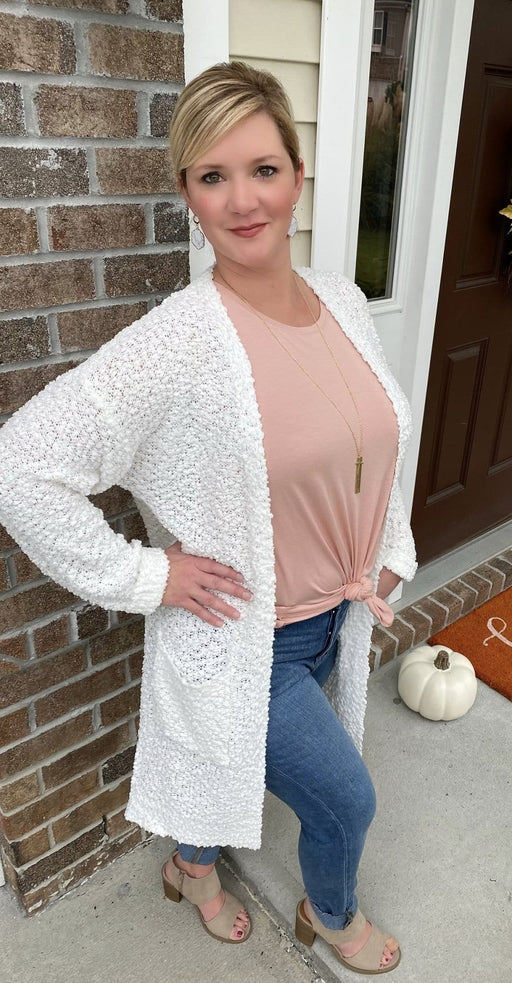Ladies' Popcorn Cardigan - Savannah Moss Company