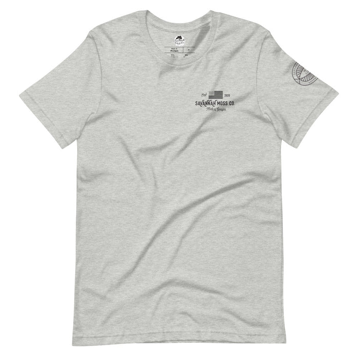 Made in Georgia Flag Short Sleeve Unisex T-Shirt - Savannah Moss Co.