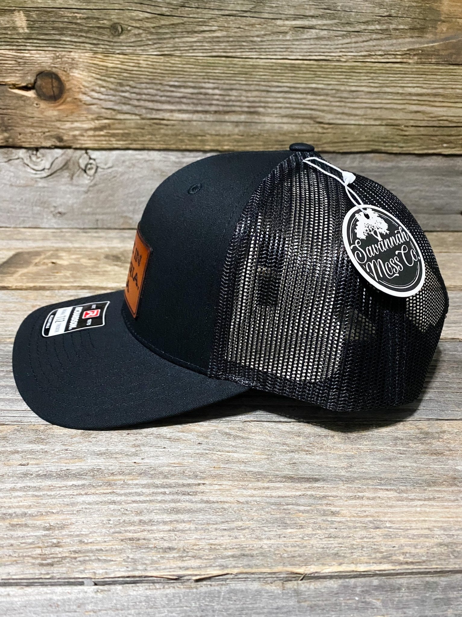 Made In USA Leather Patch Hat — Savannah Moss Co.