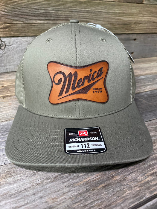 Mercia Leather Patch Hat - Savannah Moss Co.