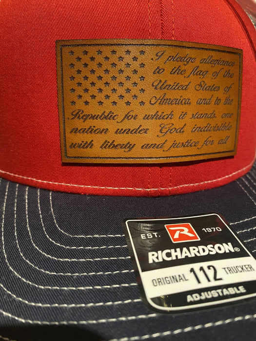 Pledge of Allegiance Leather Patch Hat - Savannah Moss Co.