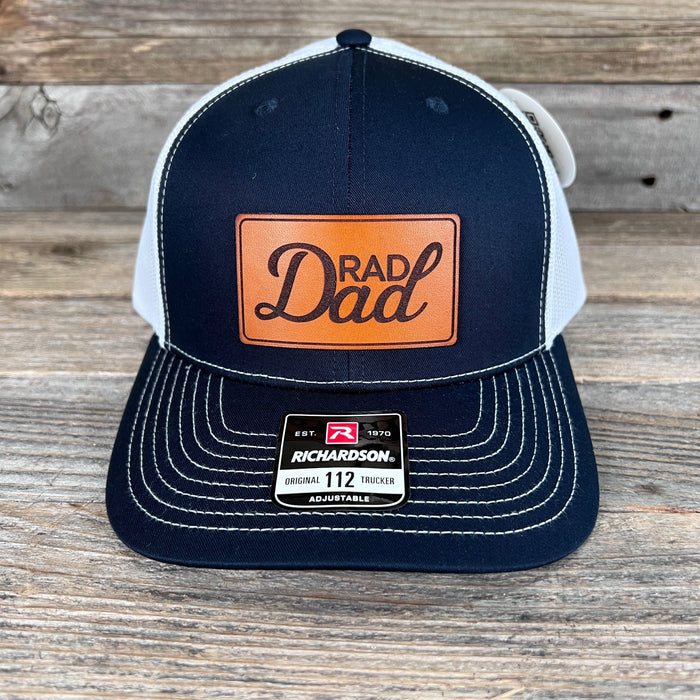 Rad Dad Leather Patch Trucker Hat - Savannah Moss Co.