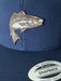 Redfish White Leather Patch Hat - Savannah Moss Co.