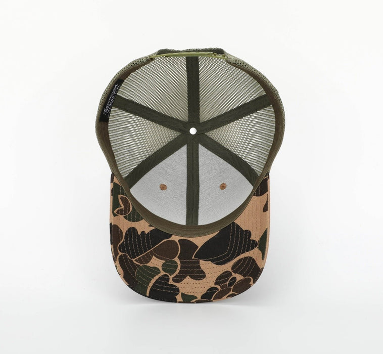 Custom Retro OD Duck Camo Collection Trucker Hat + Your Logo – PG HAT  COMPANY