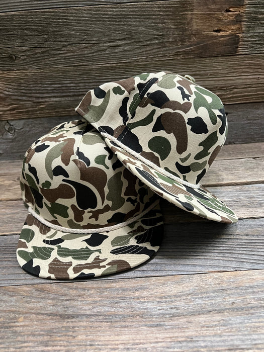 BCM & Co Duck Camo Rope Hat – BarnicleCustomMotorsports